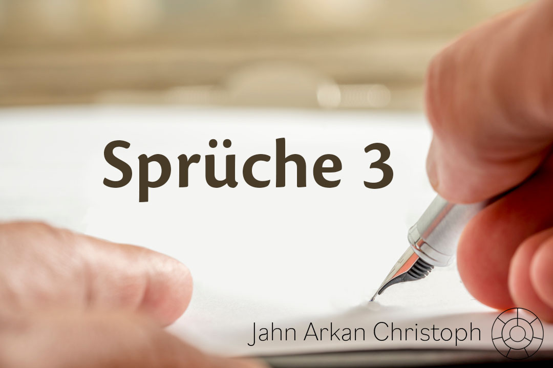 Sprüche 3 Christoph Steinbach